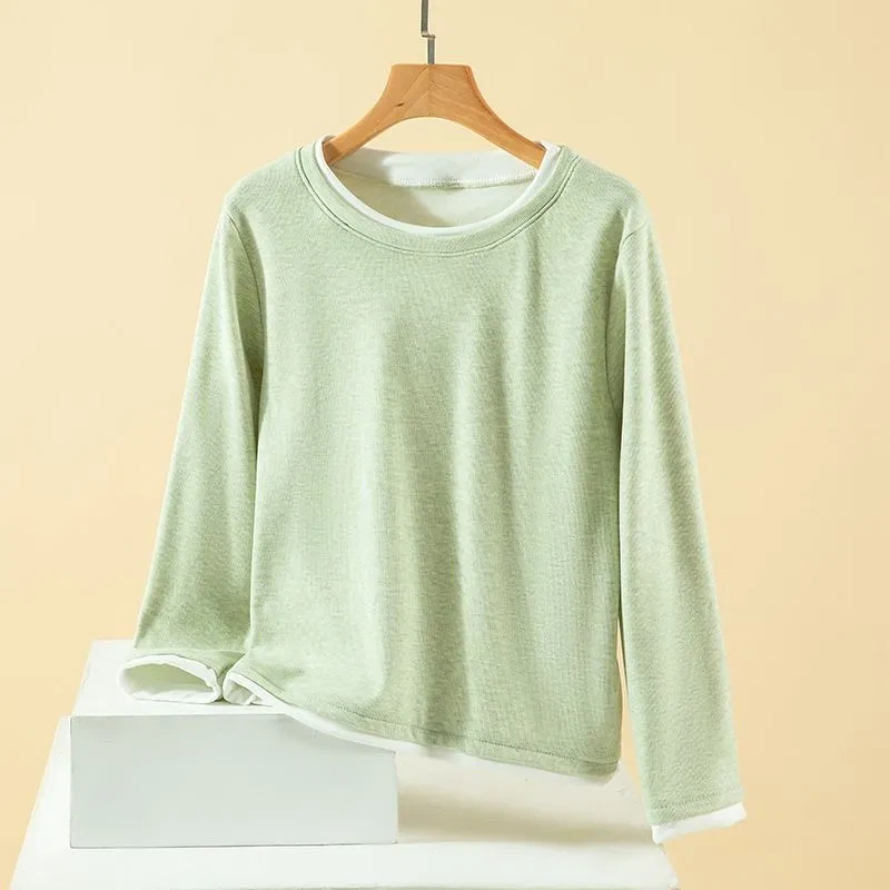 Undershirt Crew Neck - Atasan Termal Dralon Kerah Bulat Model