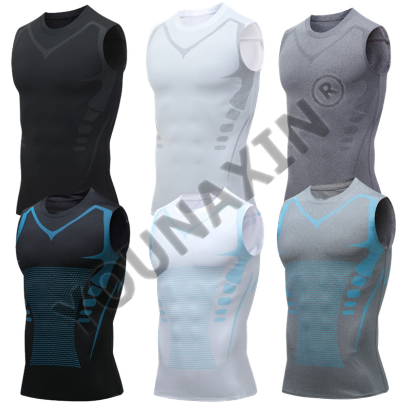 Base Layer Top - 3 Buah Kaus Tanpa Lengan Pria