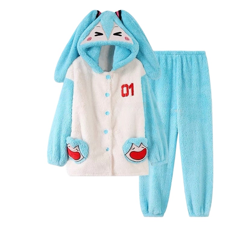 Thermal Long John - Periferal animasi kartun Hatsune Miku piyama