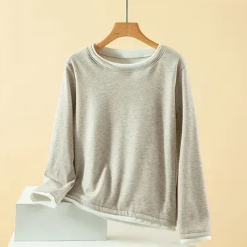 Atasan Termal Dralon Kerah Bul - Undershirt Crew Neck ulasan dan harga