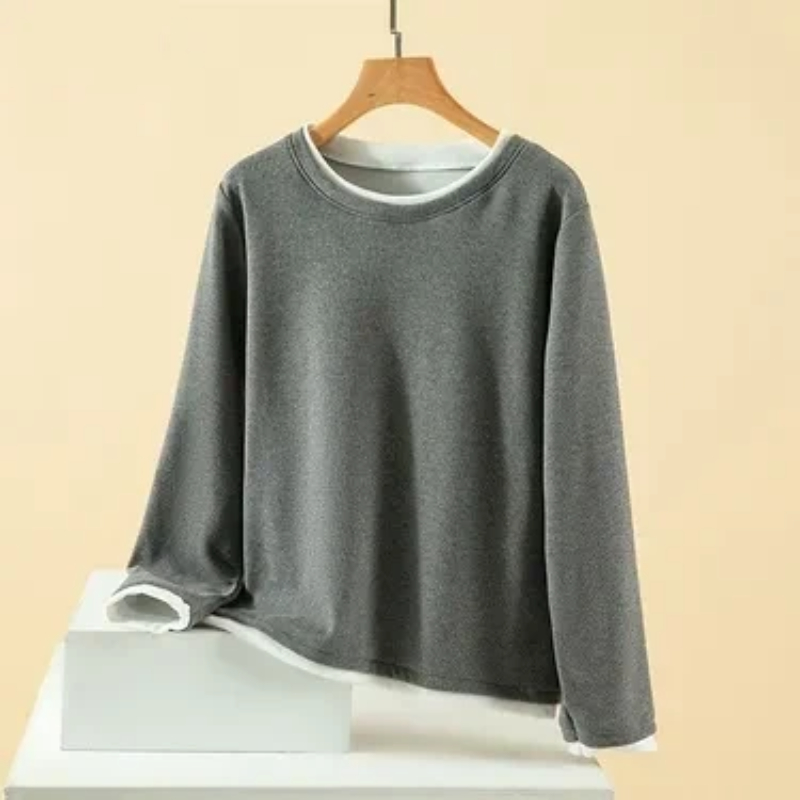 Atasan Termal Dralon Kerah Bul - Undershirt Crew Neck ulasan dan harga