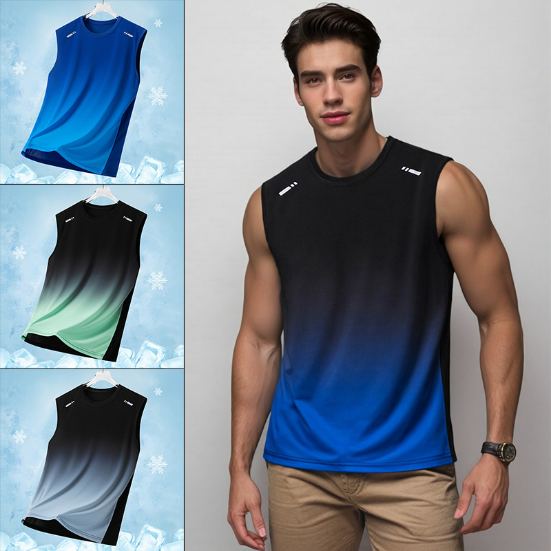 Rompi Olahraga Pria Gradient,  - Sleeveless Undershirt ulasan dan harga