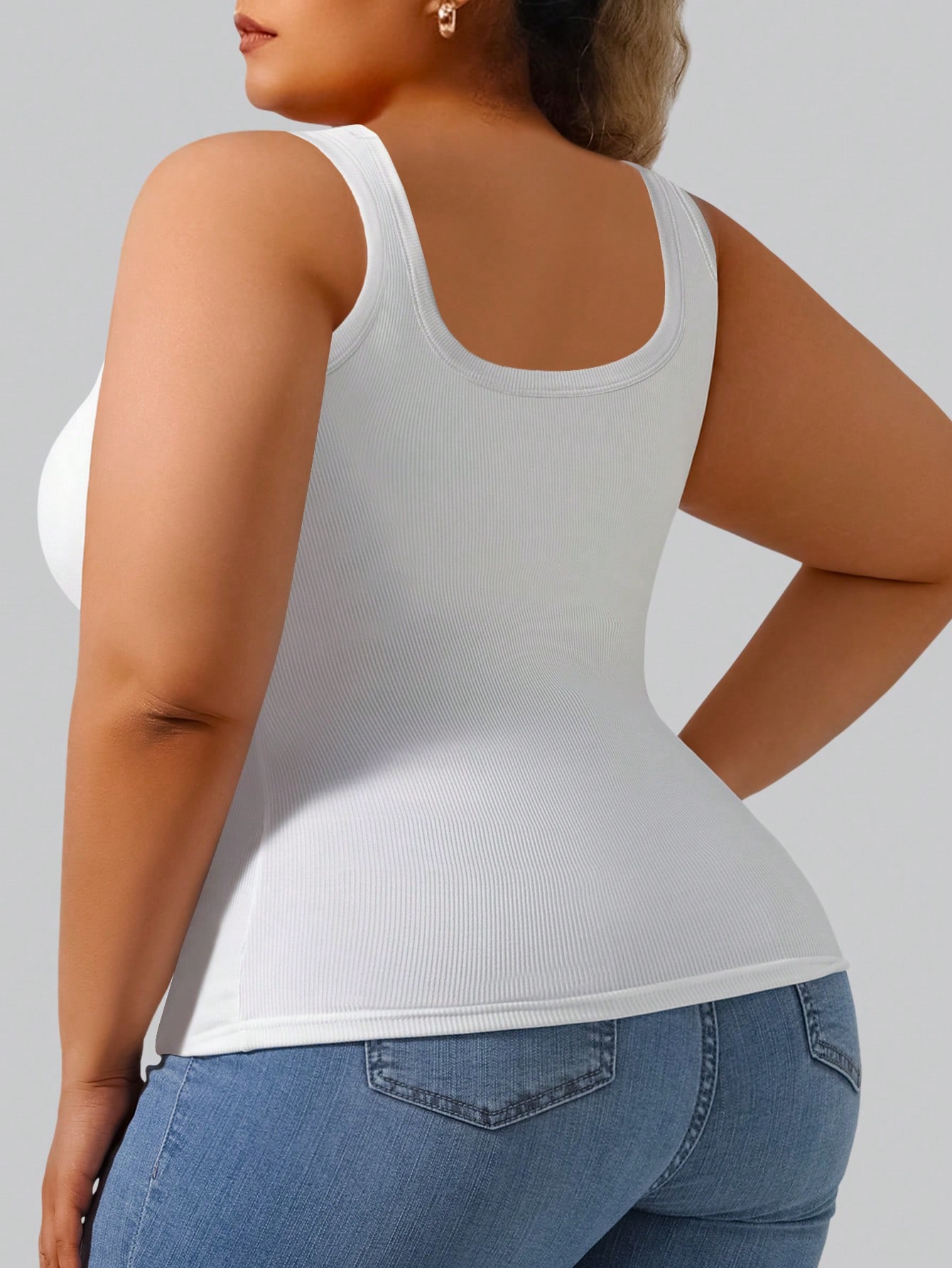 Tank Top Wanita Ukuran Besar B - Tank Top Ribbed ulasan dan harga