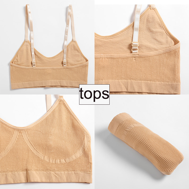 Set Bra Wanita Lingerie Seksi  - Tank Top Ribbed ulasan dan harga
