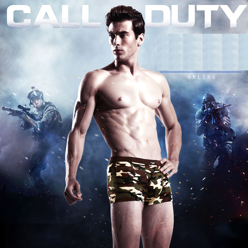 4 Buah/Banyak Kamuflase Boxer  - Multi Pack Underwear ulasan dan harga
