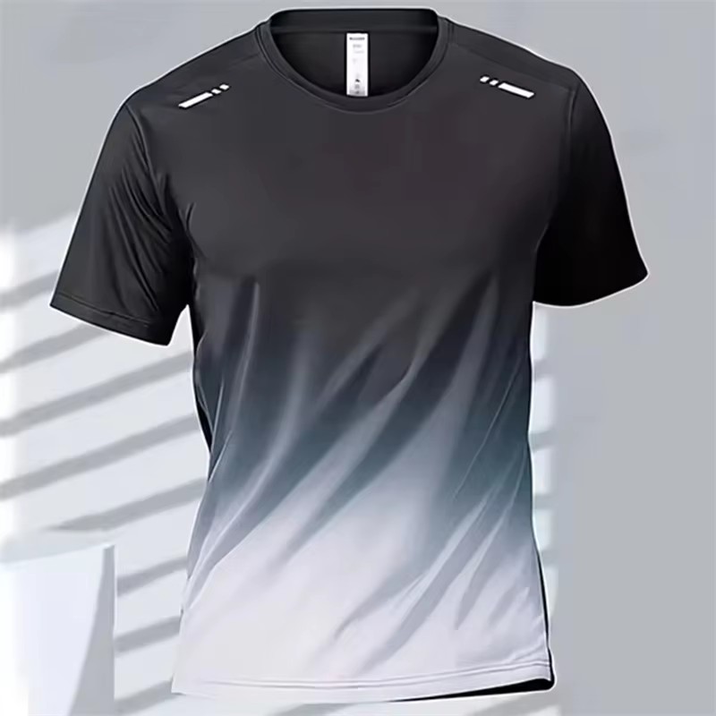 CHRLCK Kaus Lari Pria Cepat Ke - T Shirt Tight Fit ulasan dan harga