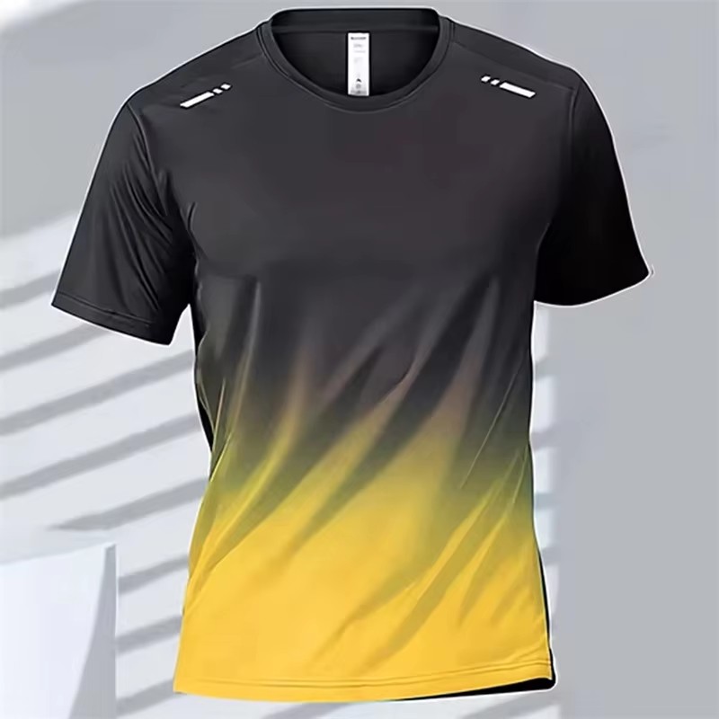 CHRLCK Kaus Lari Pria Cepat Ke - T Shirt Tight Fit ulasan dan harga